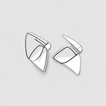 simple stud earrings
 image